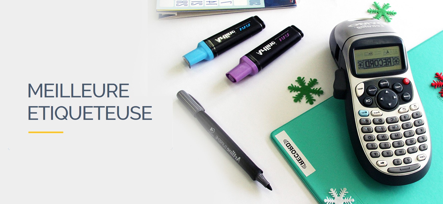 Étiqueteuse Dymo Avec Bluetooth - Connectée à Smartphone, Application DYMO Connect, Ruban 24 Mm, Rechargeable